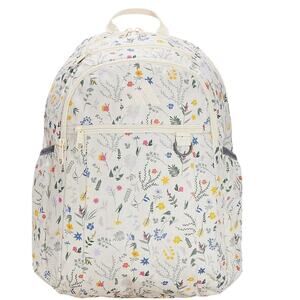 Adidas Stratton 4 Backpack Meadow Floral Off White New 15” Laptop
